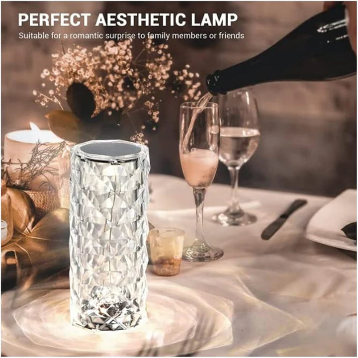 Glimmering Gemstone Lamp