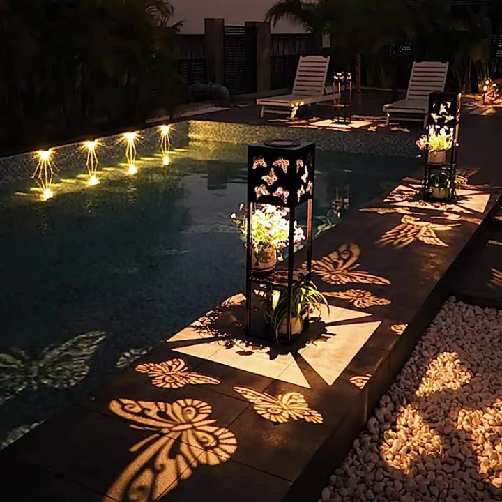 Fluttering Blossom Solar Lights